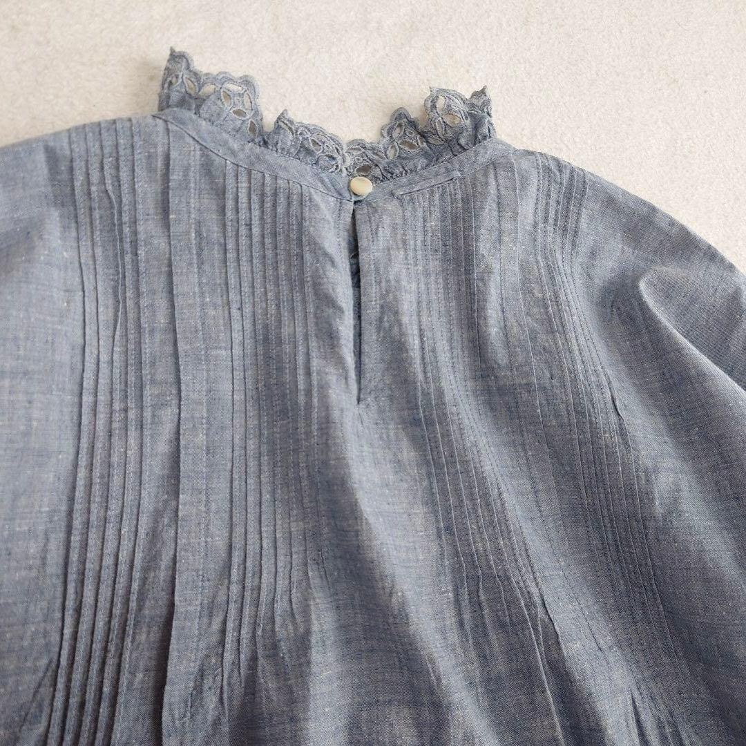 45R 藍インドカディdeTシャツ　45rpm