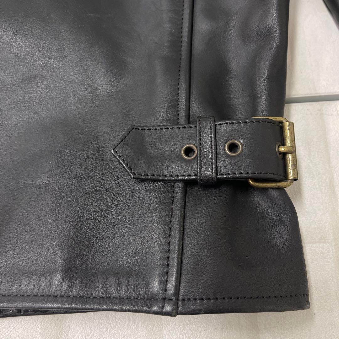 値下げ エスギア S:GEAR 牛革 レザー シングル ライダース ジャケット