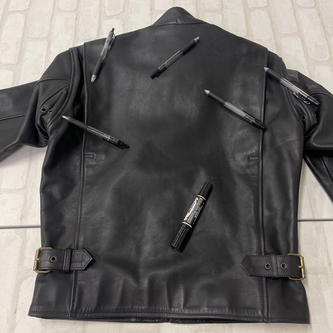 値下げ エスギア S:GEAR 牛革 レザー シングル ライダース ジャケット