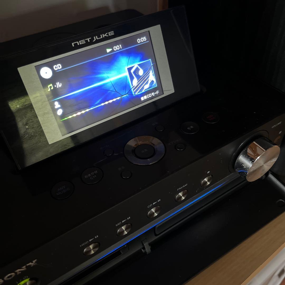 K*i様 SONY HDDコンポ カラー液晶 リモコン付 HCD-M700HD