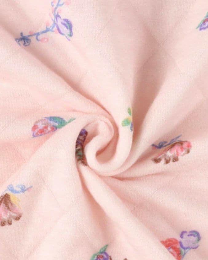 新品タグ付き ツモリチサト パジャマ ルームウェア 中綿 キルト パリローズ