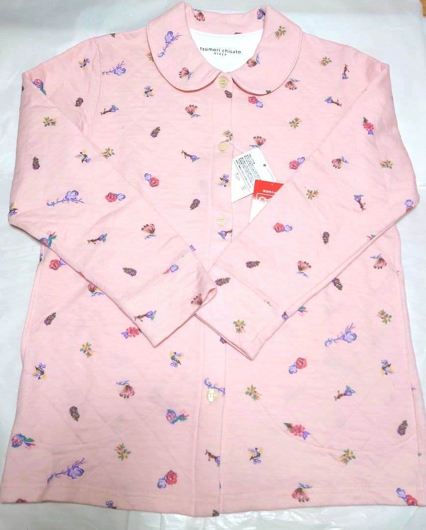 新品タグ付き ツモリチサト パジャマ ルームウェア 中綿 キルト パリローズ