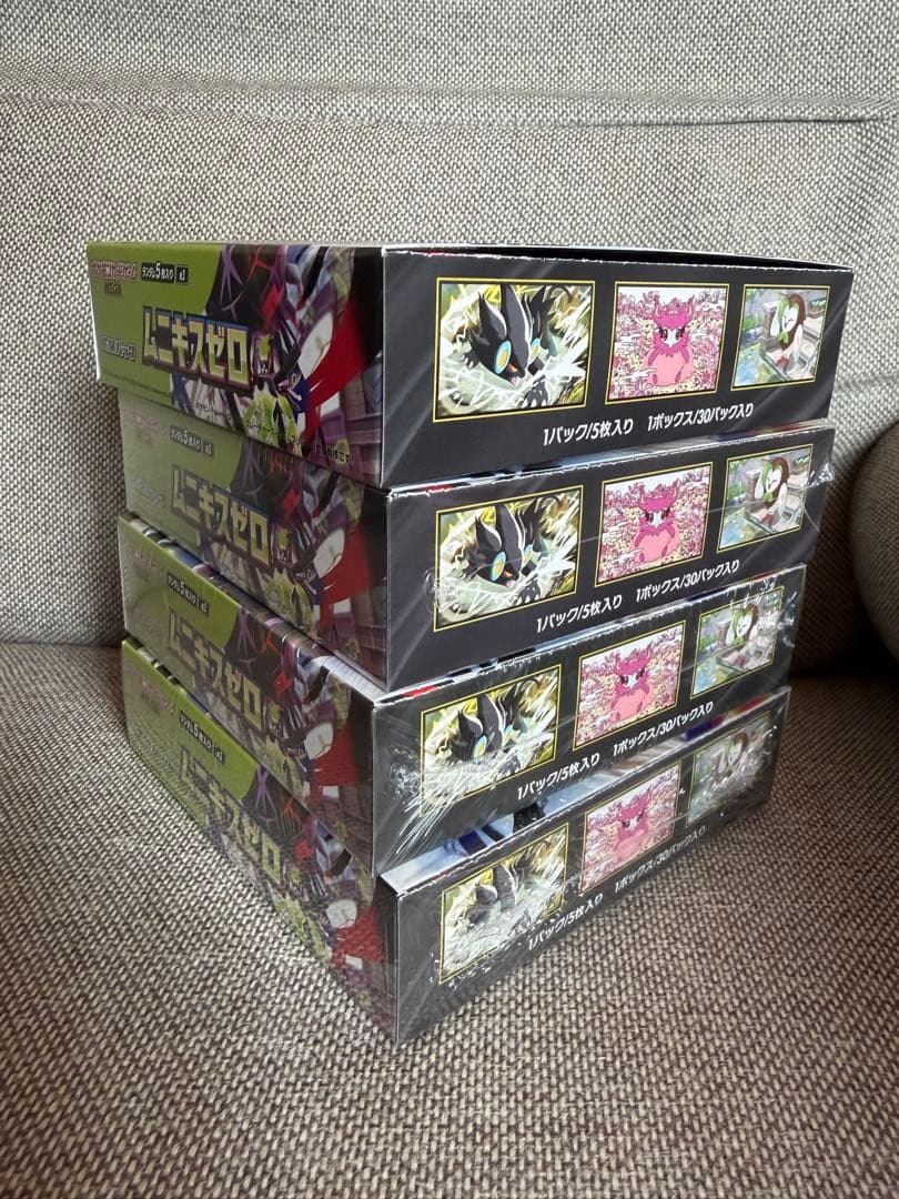 ポケモンカードゲーム　ムニキスゼロ　4BOX 新品未開封