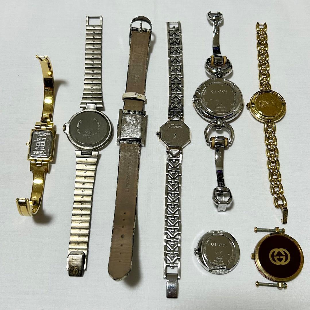 グッチ ディオール サンローラン ジバンシー ダンヒル 8個まとめ売り