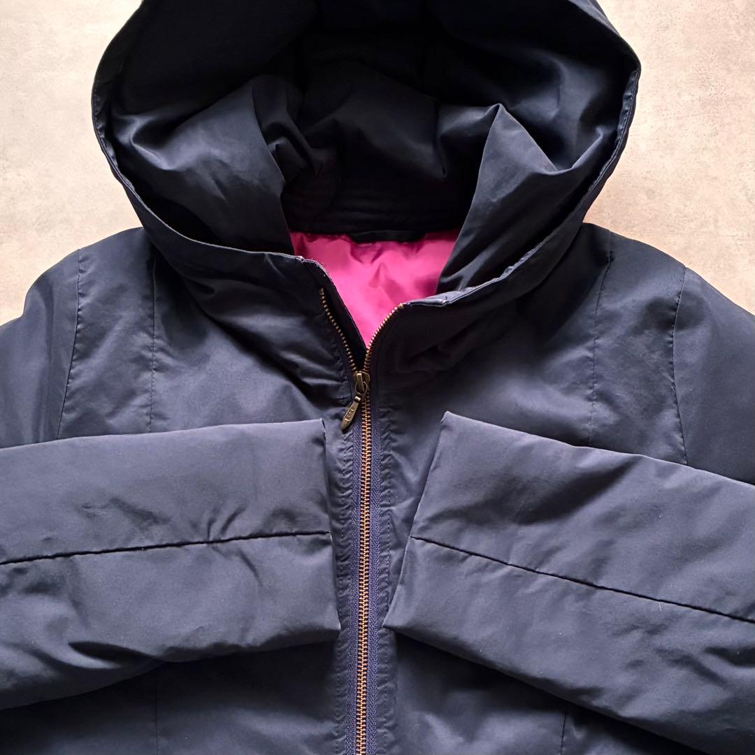 人気 パラスパレス 軽い ふかふか ダウンコート ロング ネイビー ピンク