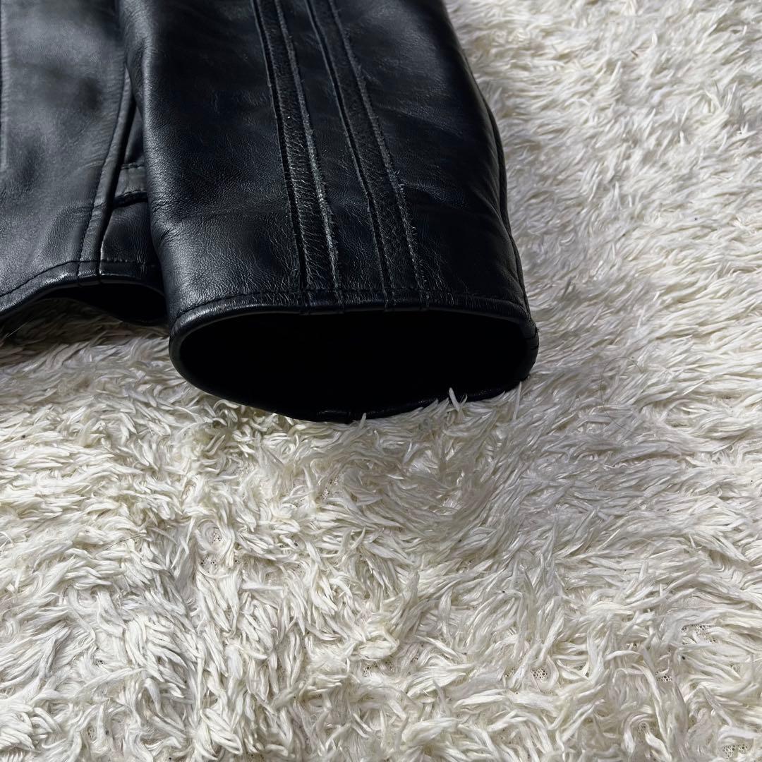 2XLサイズ/未使用級✨ショット シングルライダース クラシックレーサー 羊革