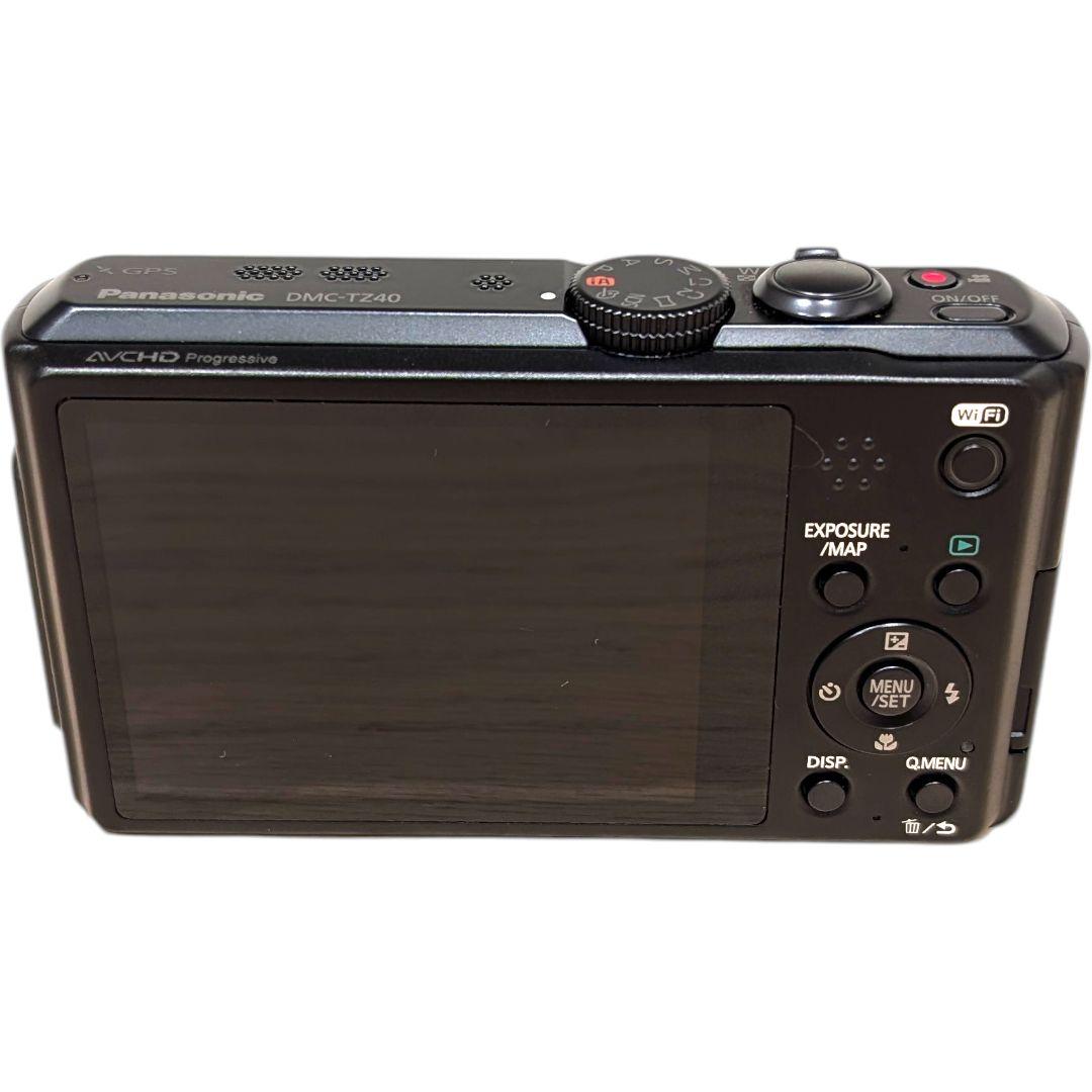 動作確認済 Panasonic DMC-TZ40 デジカメ ブラック Wi-Fi