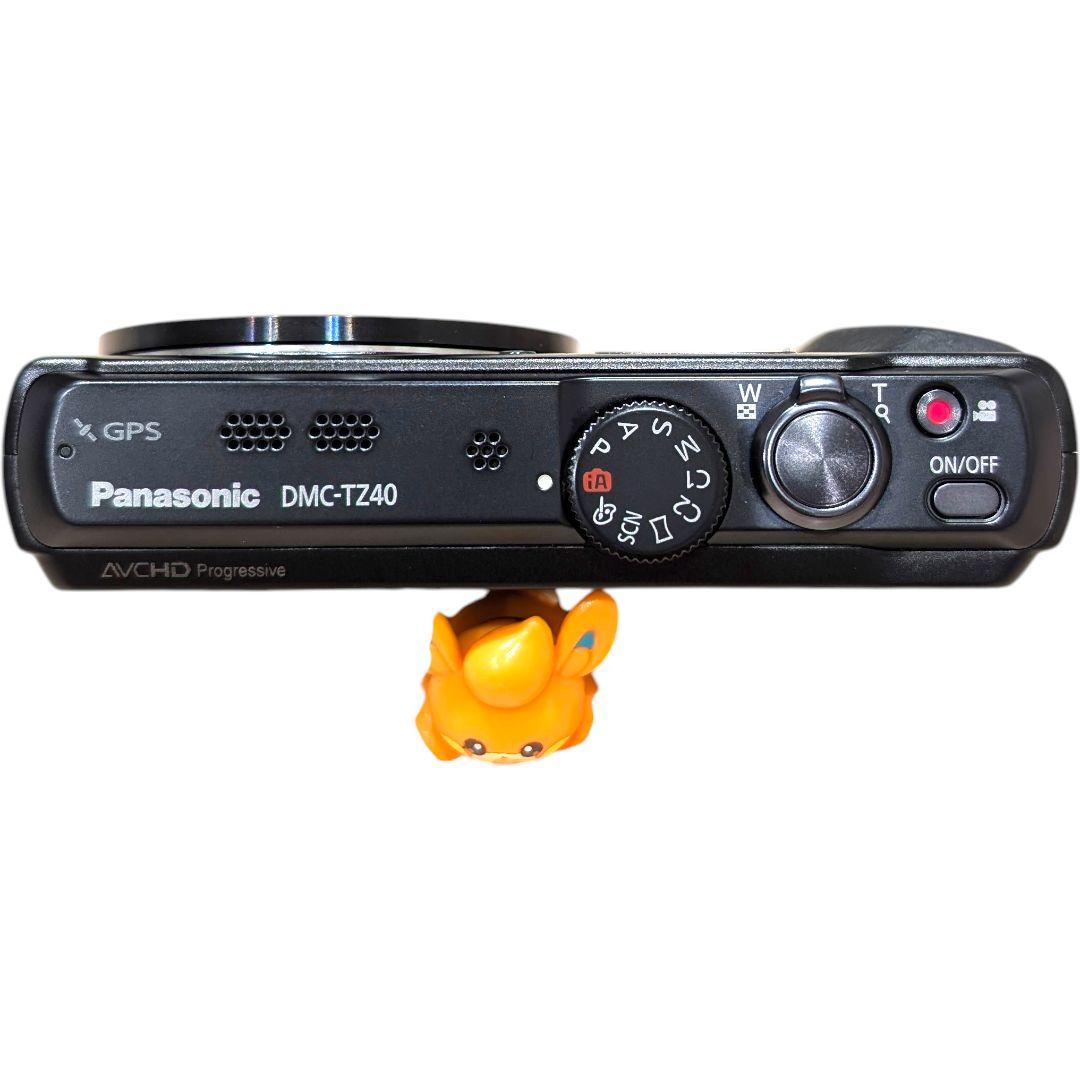 動作確認済 Panasonic DMC-TZ40 デジカメ ブラック Wi-Fi