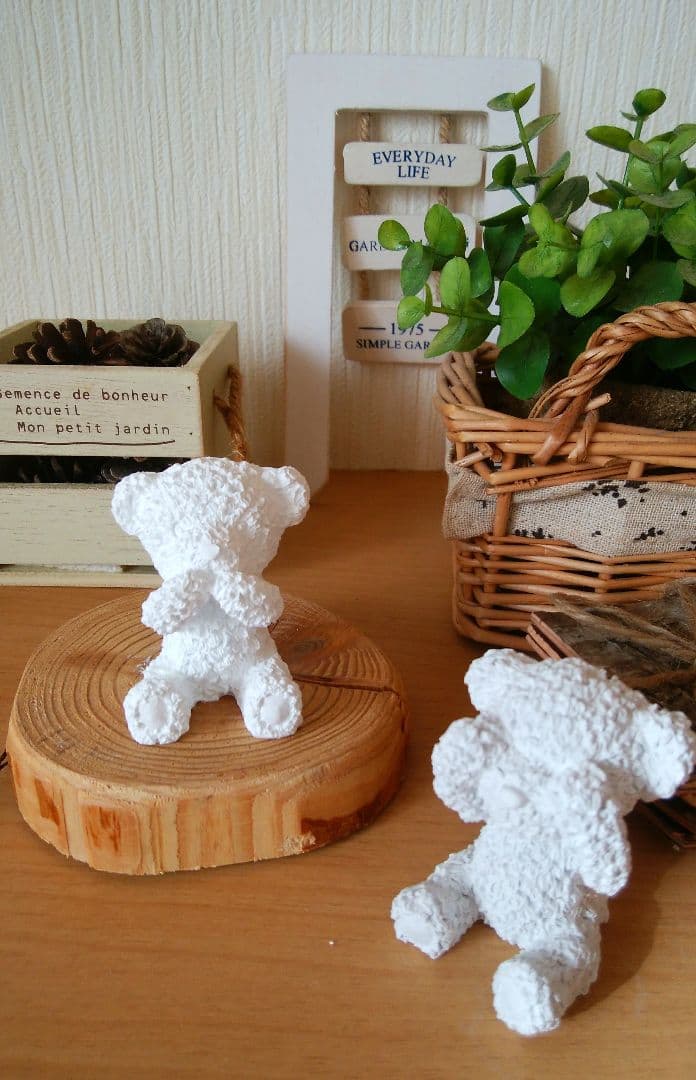 ◁クマさんのアロマストーン　2個セット▷