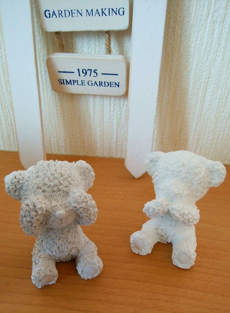 ◁クマさんのアロマストーン　2個セット▷