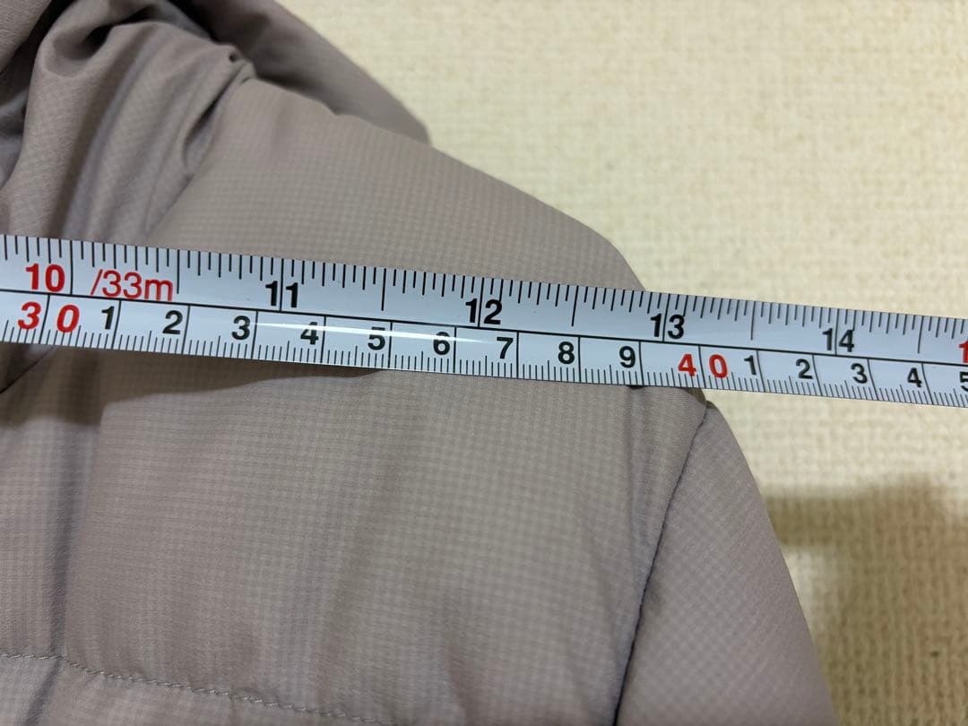 mont-bellフード付きロングダウンコート グレーレディースLサイズ