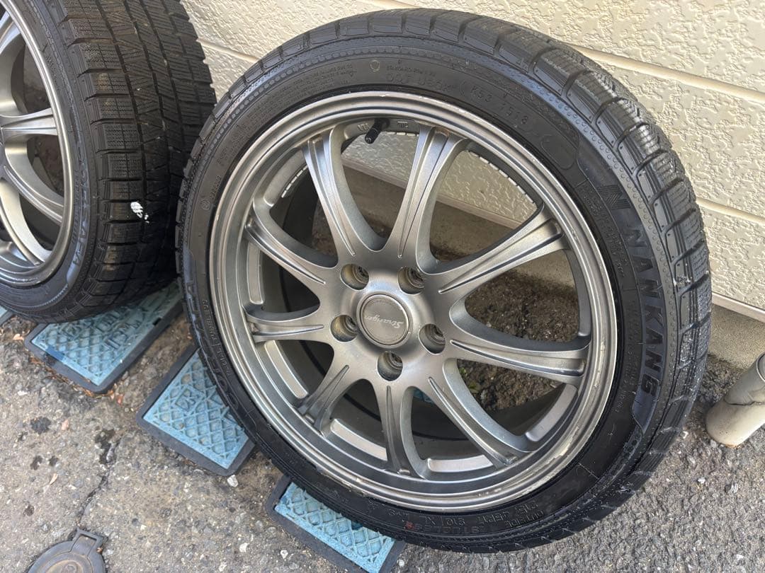 ナンカンスタッドレス7部山215/45/17 ホイール17インチPCD114.3