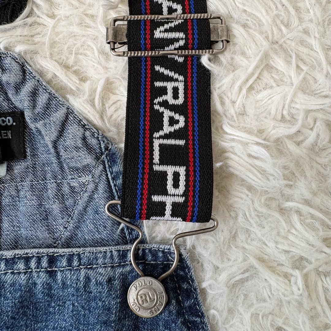 美品 90's Polo Jeans ポロジーンズ オーバーオール　メキシコ製