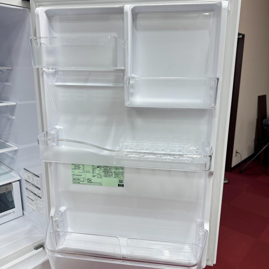 東京23区送料無料　超美品日立2023年製5ドア冷蔵庫　470L　洗浄/除菌済み