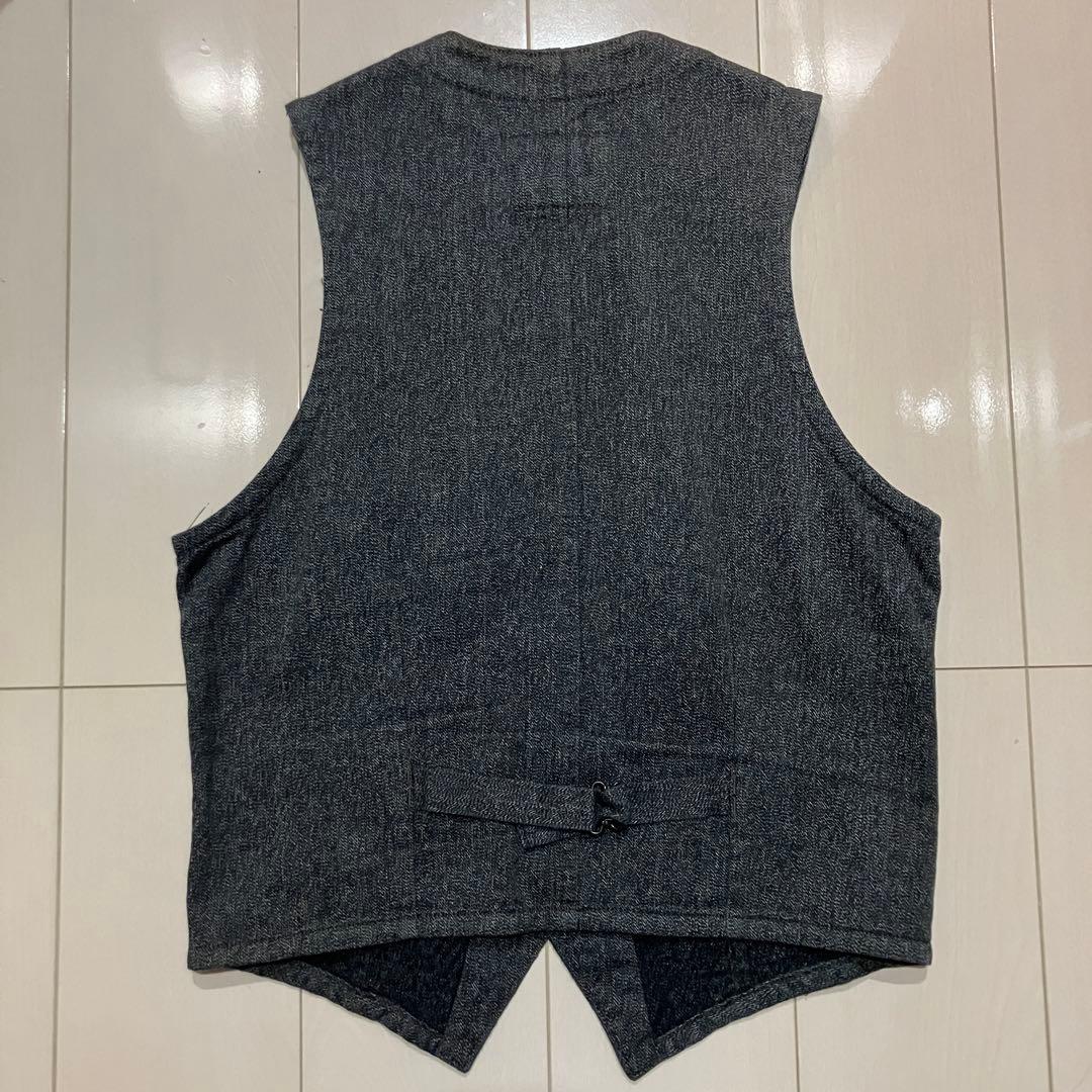 SUGER CANE 廃盤 ワークベスト グレー