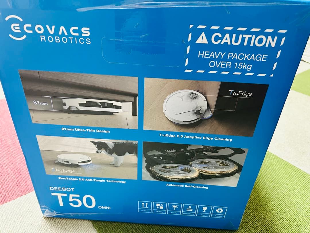 新品未開封　2025最新 超薄型ECOVACS(エコバックス) T50 OMNI