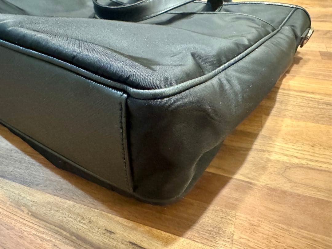 プラダPRADA 2VG860 トートバッグ ブラック リナイロン サフィアーノ