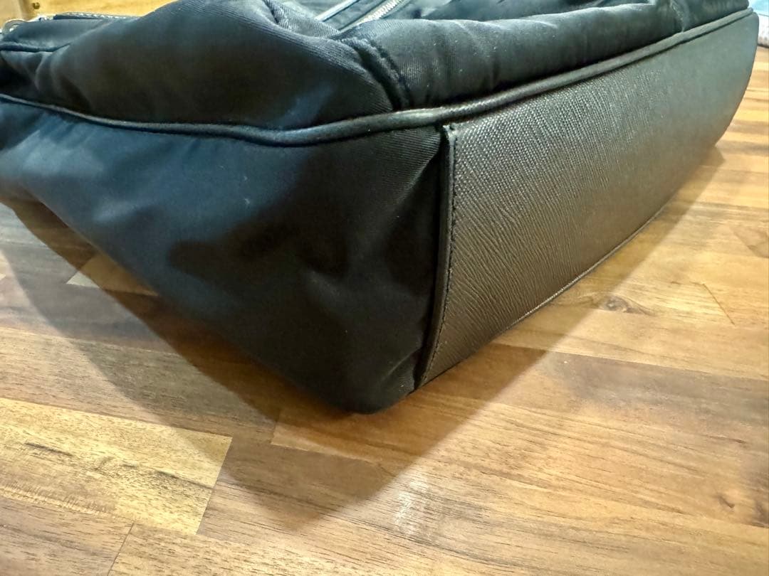 プラダPRADA 2VG860 トートバッグ ブラック リナイロン サフィアーノ