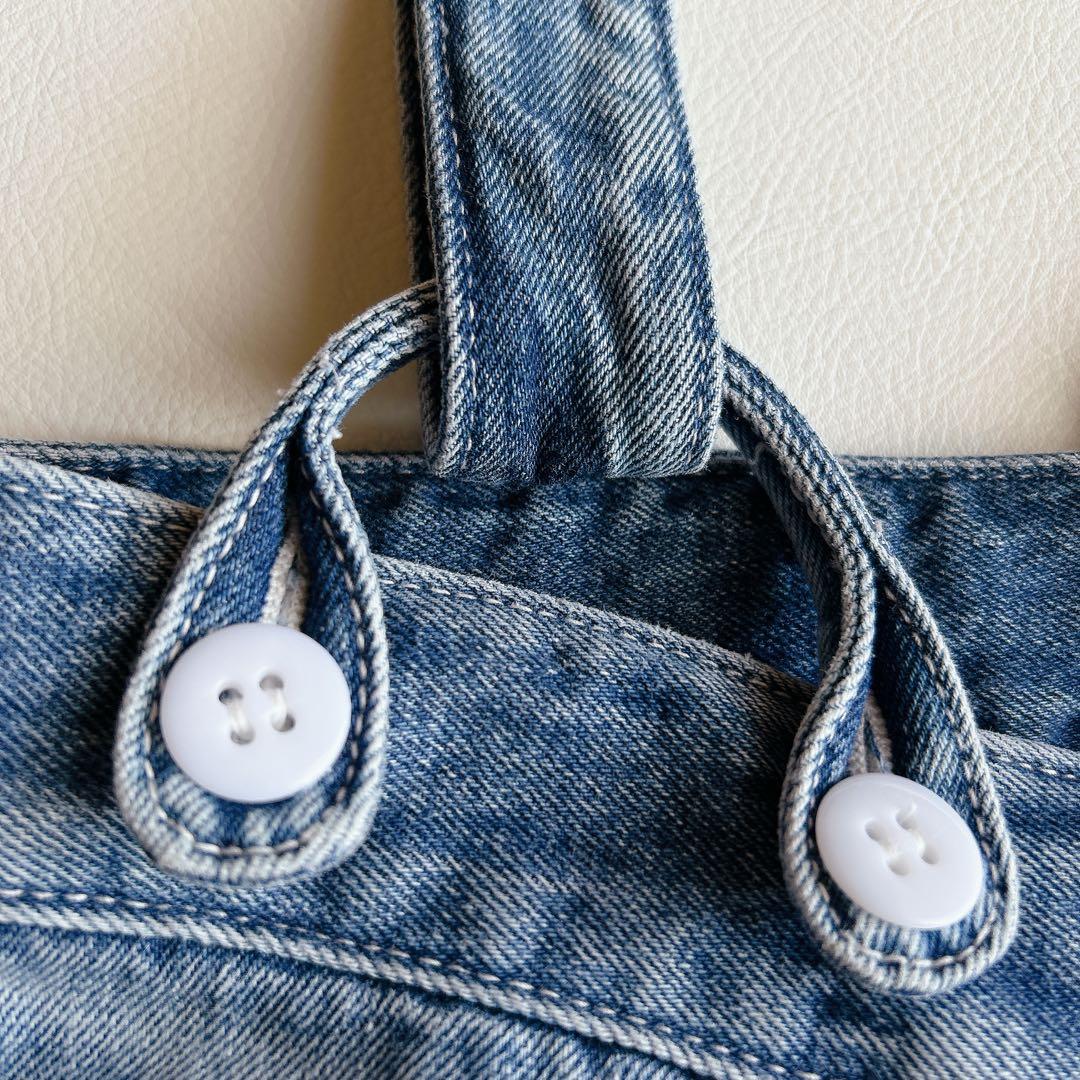 RNA ⿻ サスペンダー ワークパンツ デニム カジュアル ルーズ ベルト付き