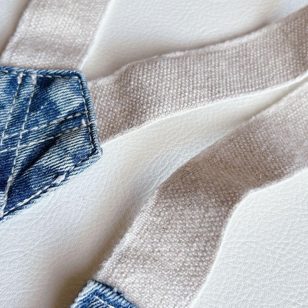 RNA ⿻ サスペンダー ワークパンツ デニム カジュアル ルーズ ベルト付き