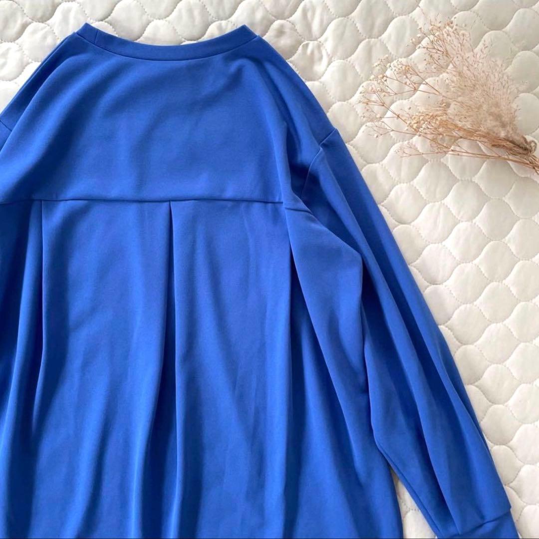 【美品】BEARDSLEY Tブラウス　ブルー　サイズ0