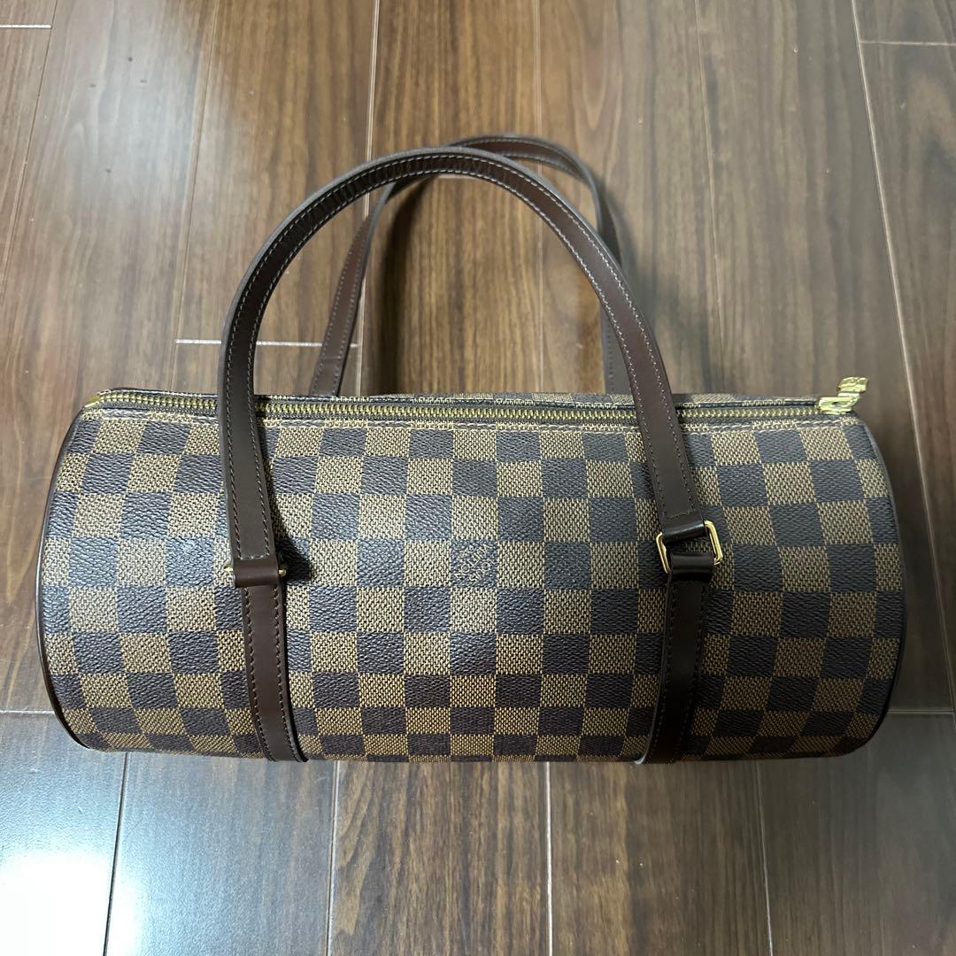 【美品】ルイヴィトン パピヨン30 ダミエ ポーチ付き