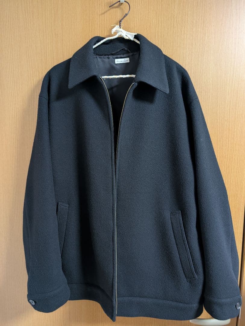 Steven Alan Super130's メルトンハリントンジャケット M