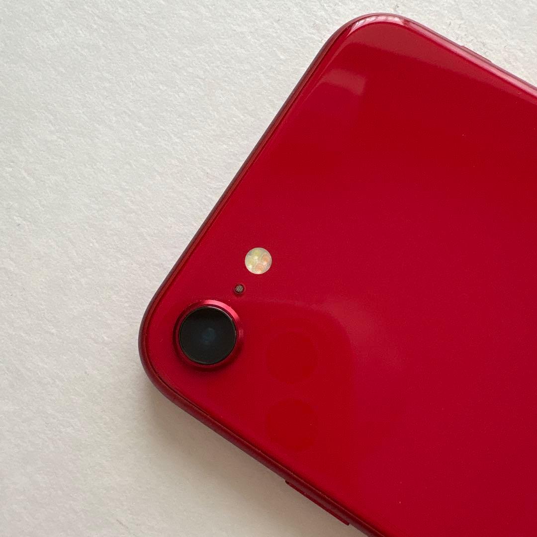 iPhoneSE第2世代 レッド 充電ケーブル・箱付きSIMフリー
