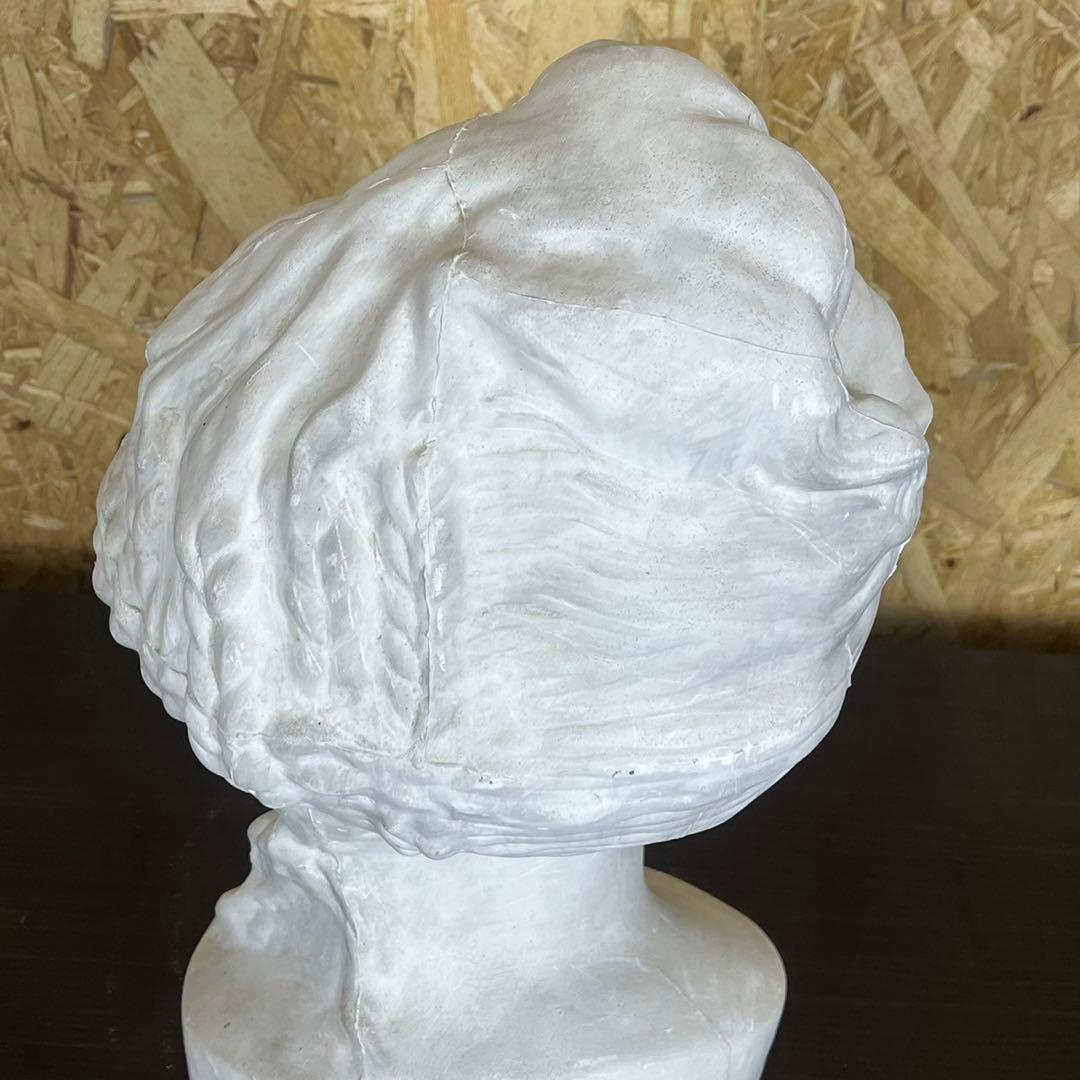 【匿名発送】石膏像 首像 美術 デッサン 彫刻 オブジェ 置物 インテリア