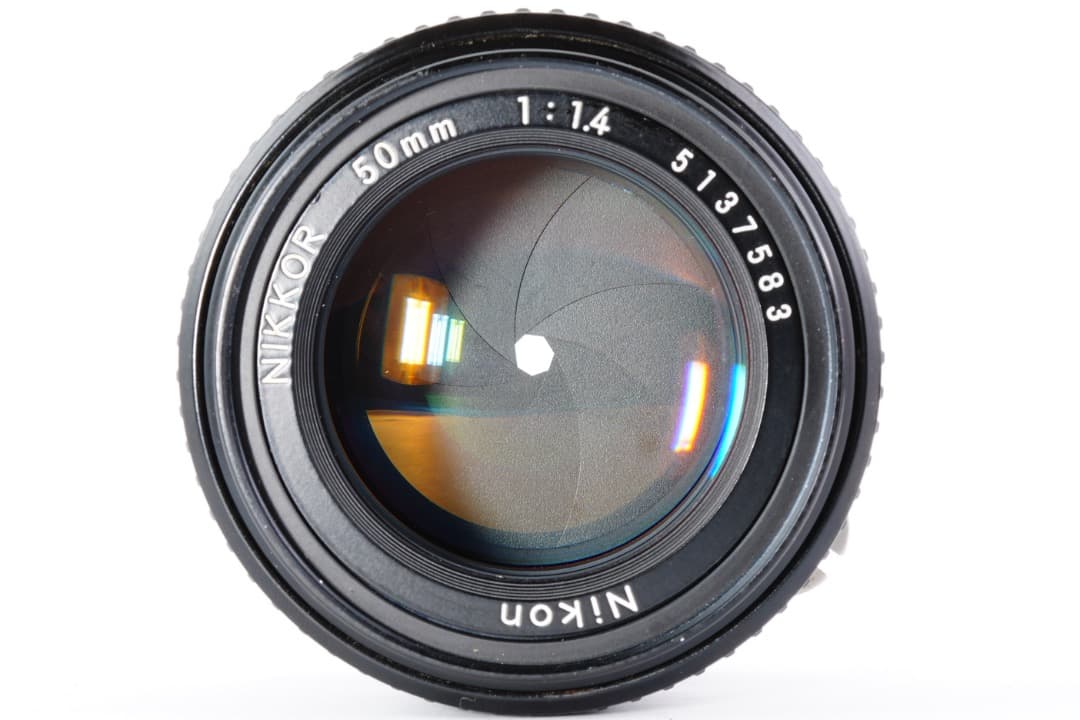 【極美品】ニコン Ai-s Nikkor 50mm F1.4 大口径 583