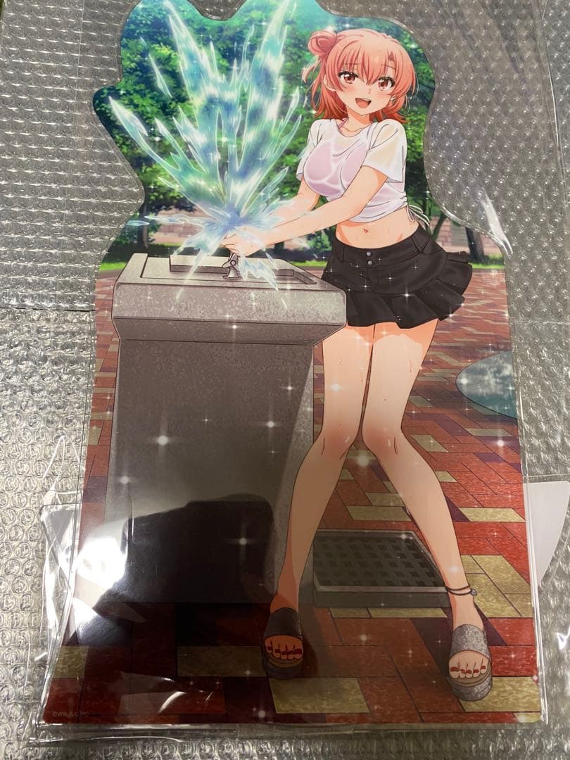 きゃらっとくじ 俺ガイル 由比ヶ浜結衣 メガBIGアクリルスタンド
