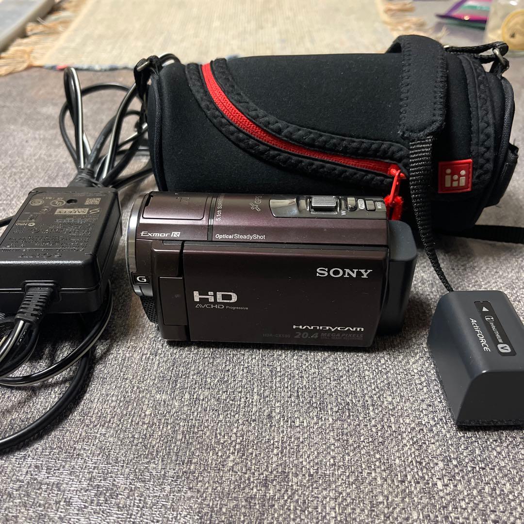 SONY HDR-CX590 ビデオカメラ 本体