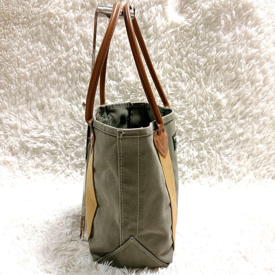 希少エルエルビーンクラシックレザーハンドルカタディンボートアンドトートミディアム