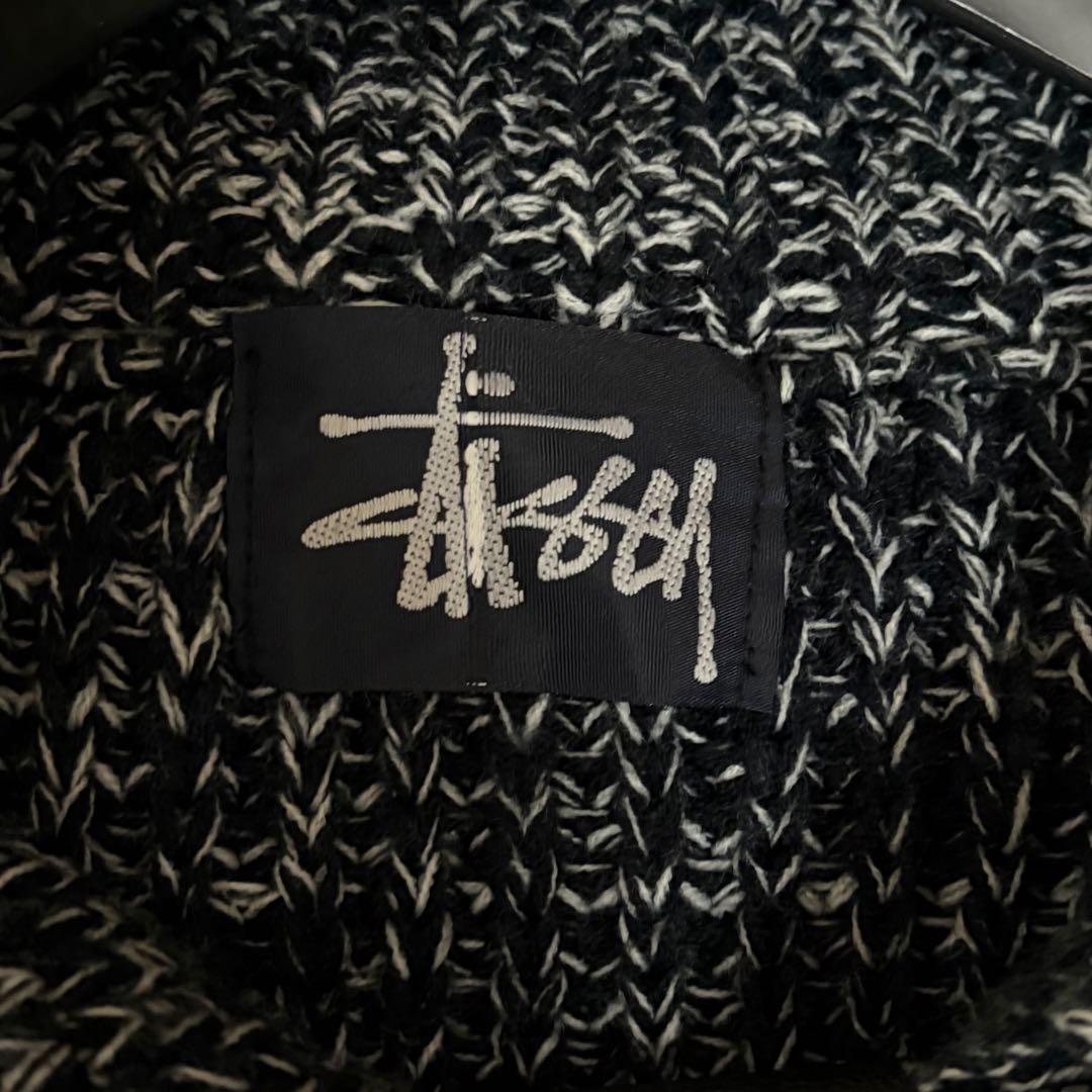 美品 STUSSY 90sオールドヴィンテージストゥーシーボカシニット