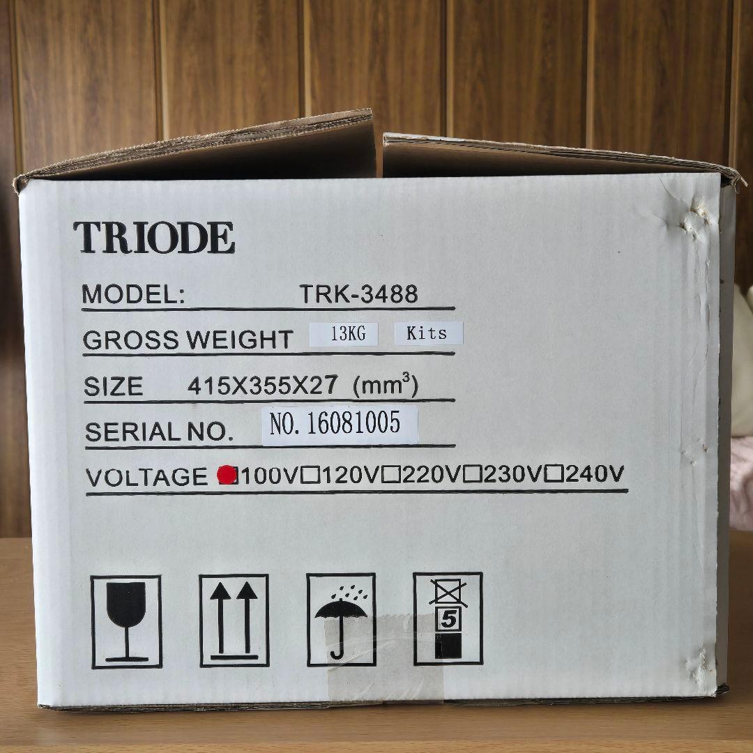 TRIODE　 トライオード TRK-3488 プリメインアンプ 　元箱付