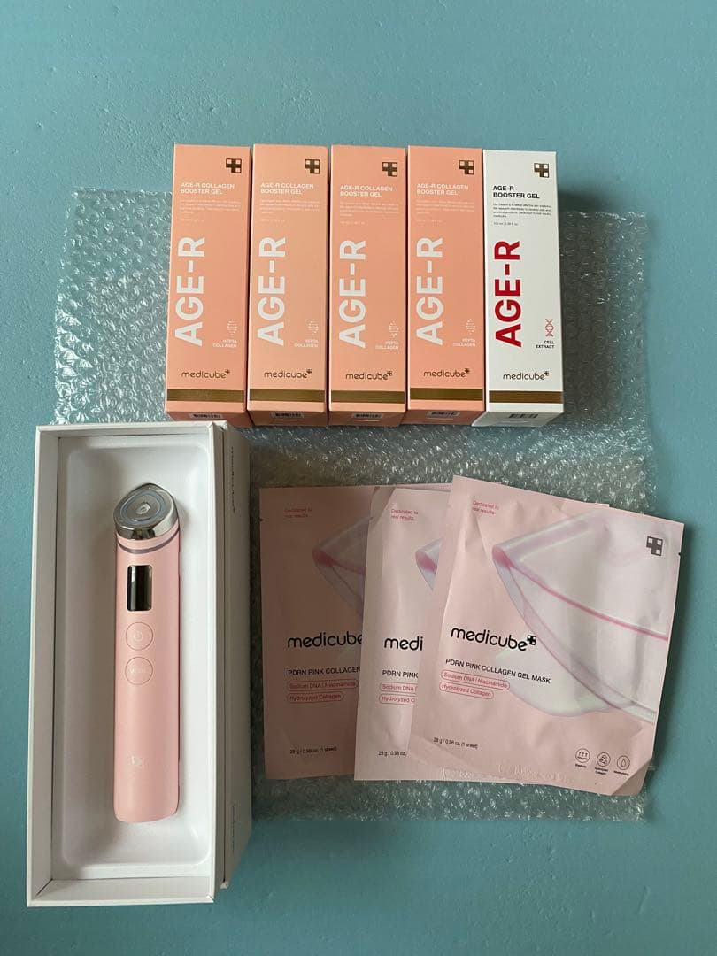 medicube 美顔器　AGE-R ブースタープロ ピンク　ジェル　パック