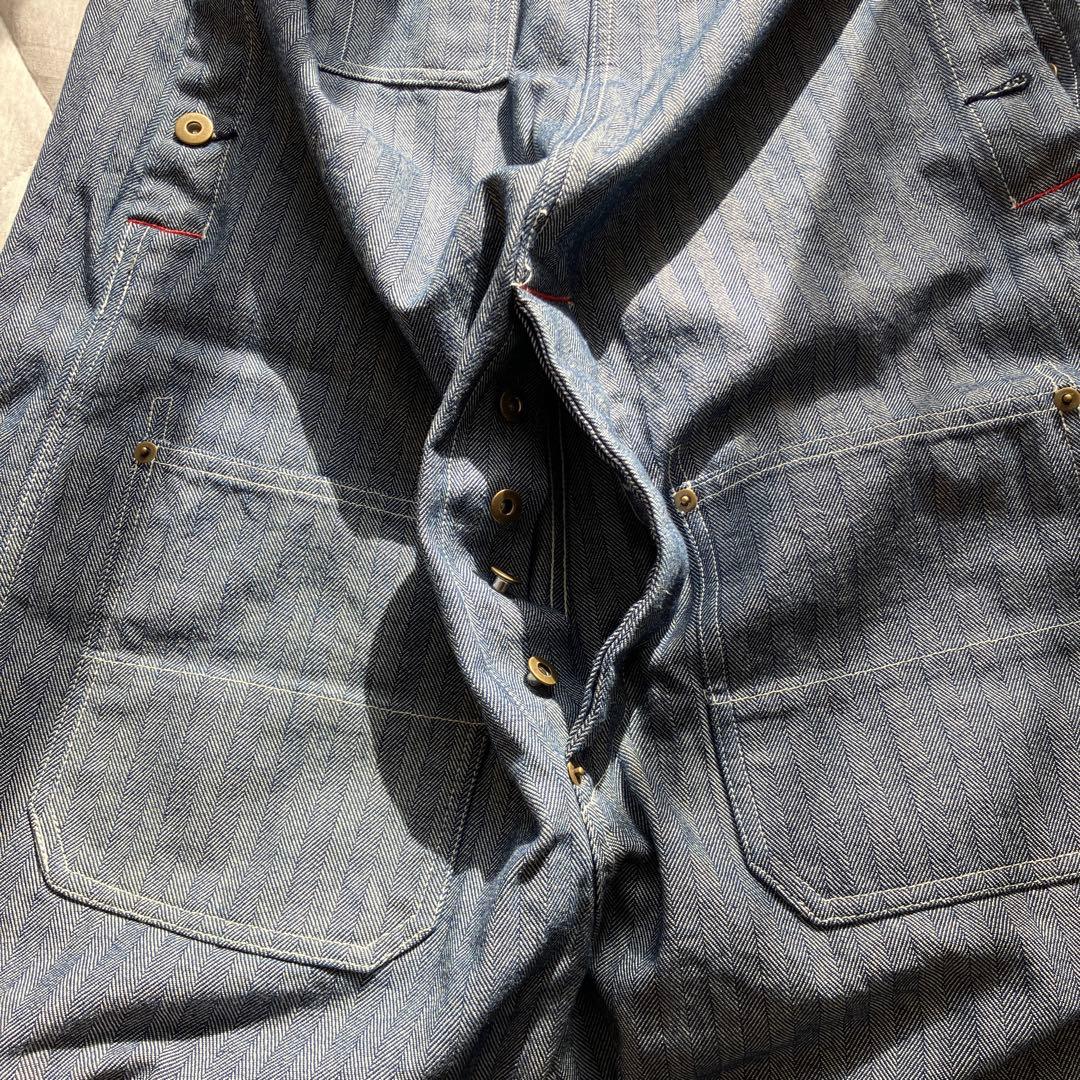 デニムオーバーオール ストロングホールド　36