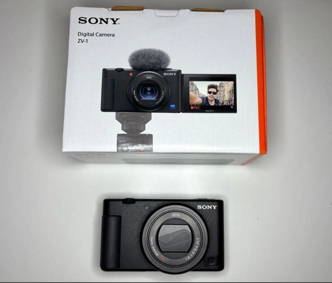 SONY VLOGCAM ZV-1｜バッテリー2個・ウインドスクリーン・グリップ