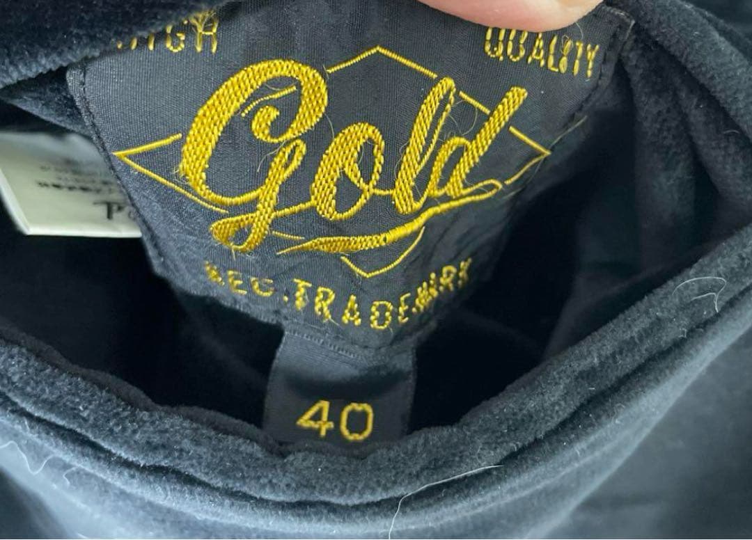 東洋　GOLD スカジャン　別珍　40