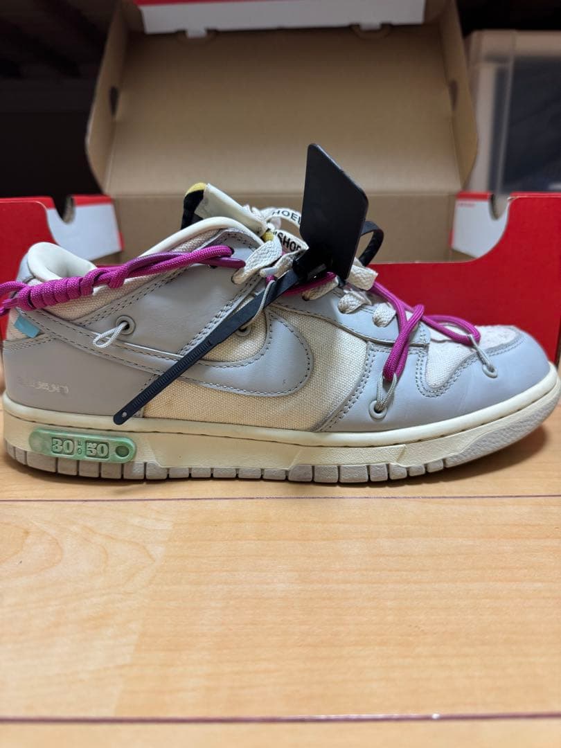 Off-White × Nike Dunk Low 1 of 50 Lot.30