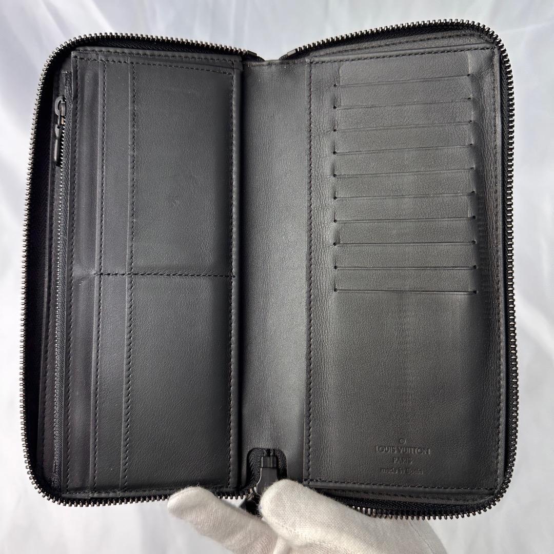 【極美品】 ルイヴィトン 長財布 モノグラムシャドウ ヴェルティカル RFID