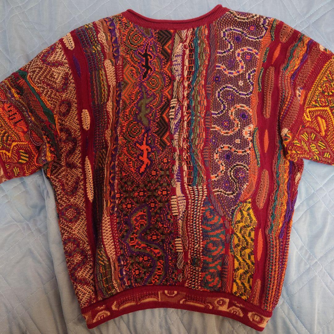 希少 レア coogi クージー 3D knit コットン オーストラリア製