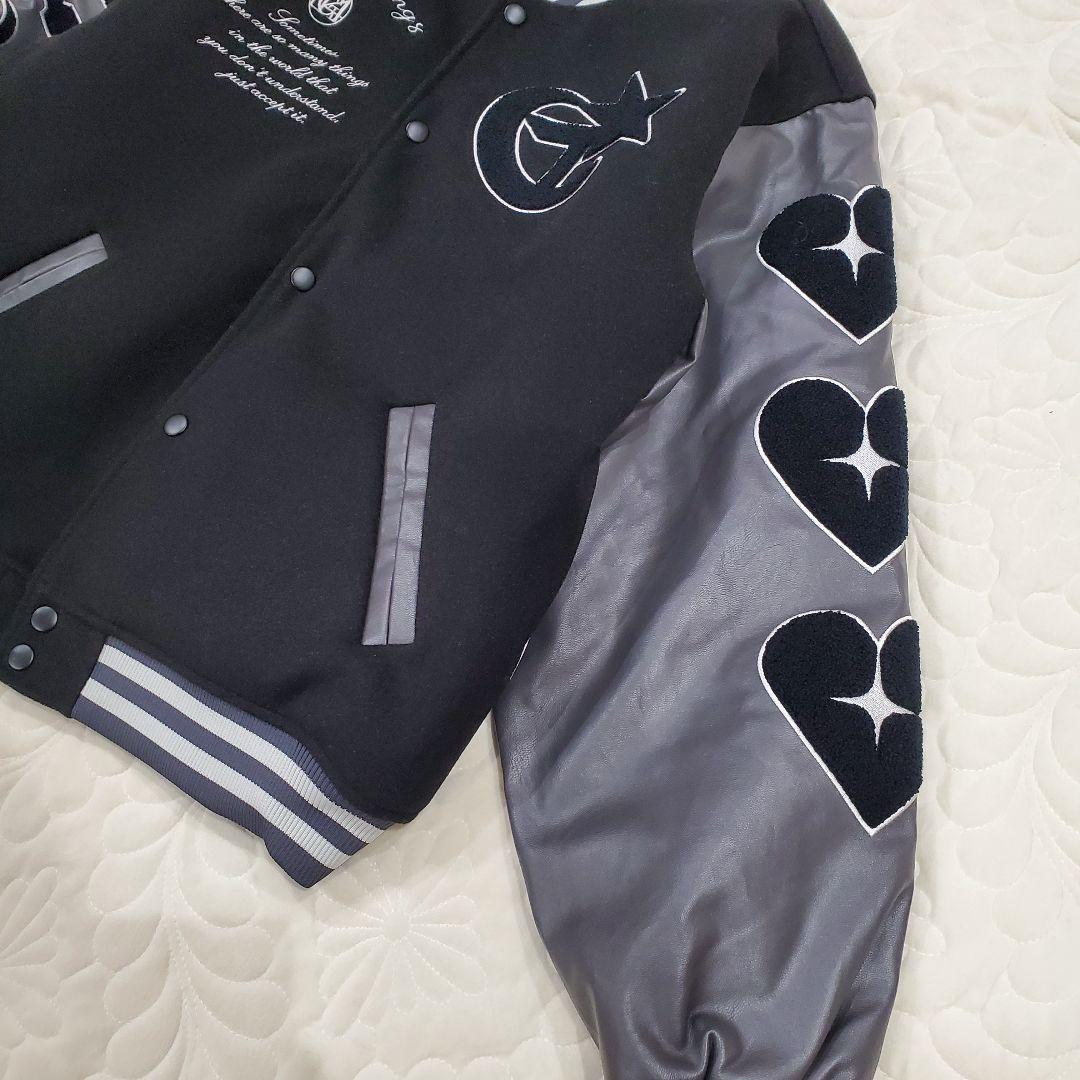 新品✨️targettoターゲットトリプルハートヴァーシティジャケット ブルゾン