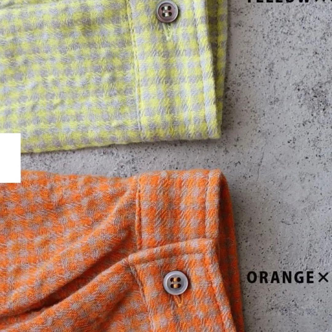 ICHI Antiquite's ウールガーゼギンガムチェックシャツ 新品未使用