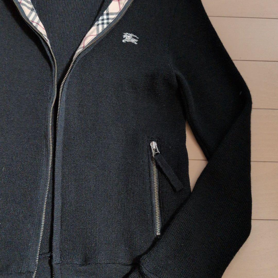 Burberry ブルーレーベル38 黒 長袖カーディガン