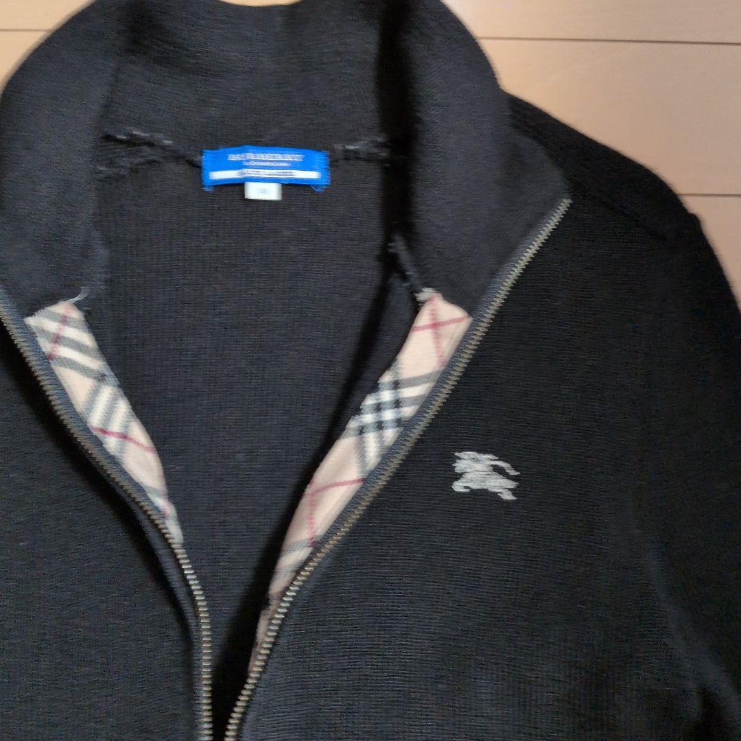 Burberry ブルーレーベル38 黒 長袖カーディガン