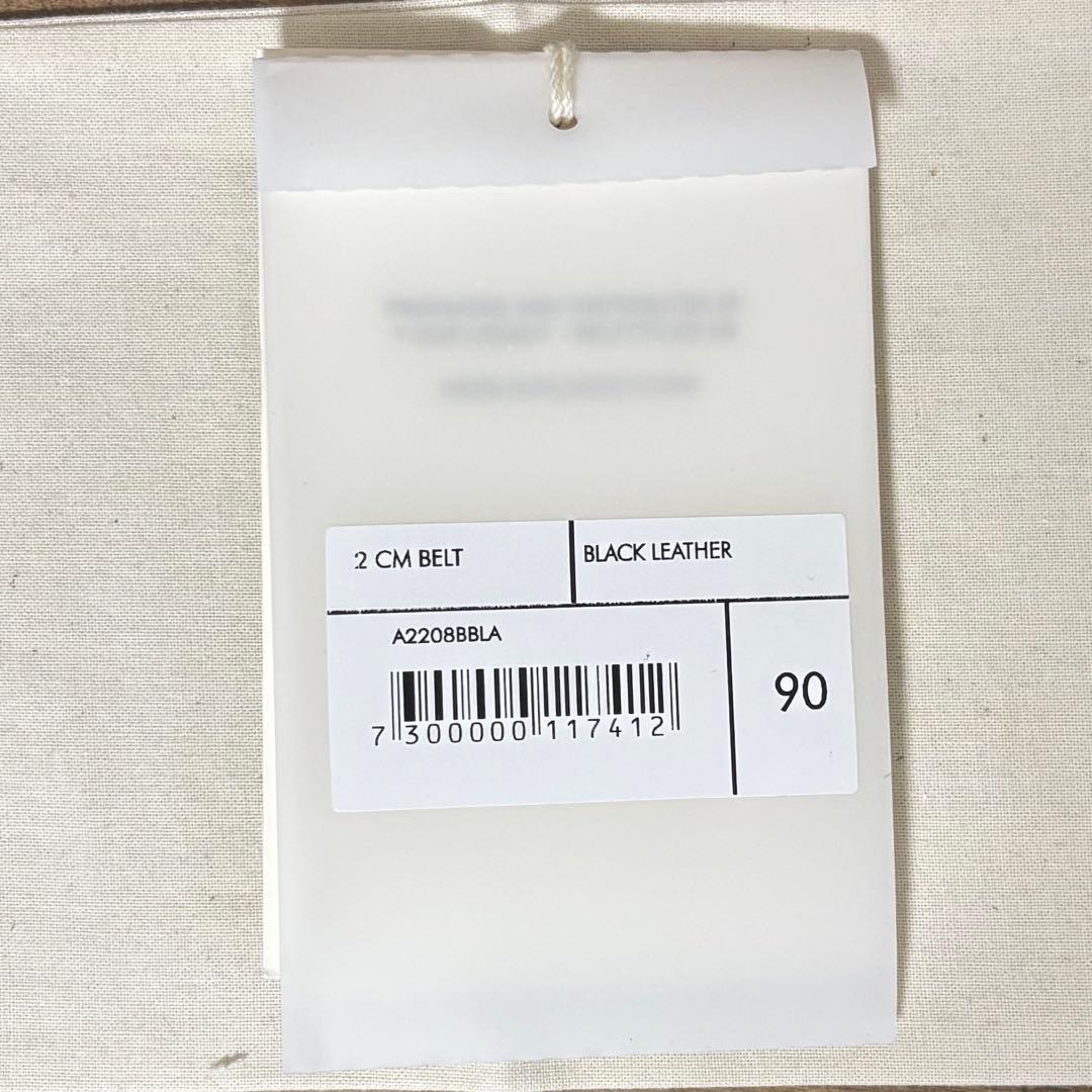 小物 Our Legacy 2cm Belt BLACK 80 90