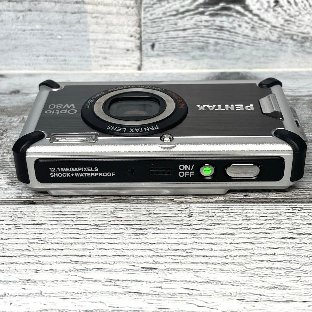 【極美品】PENTAX 防水デジタルカメラ OPTIO (オプティオ) W80