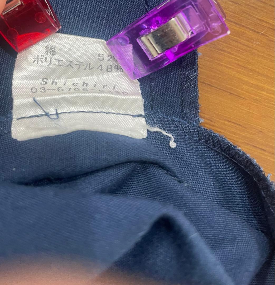 【お値下げ】荻窪　七里　七分袖　前開き　ワンピース　LL