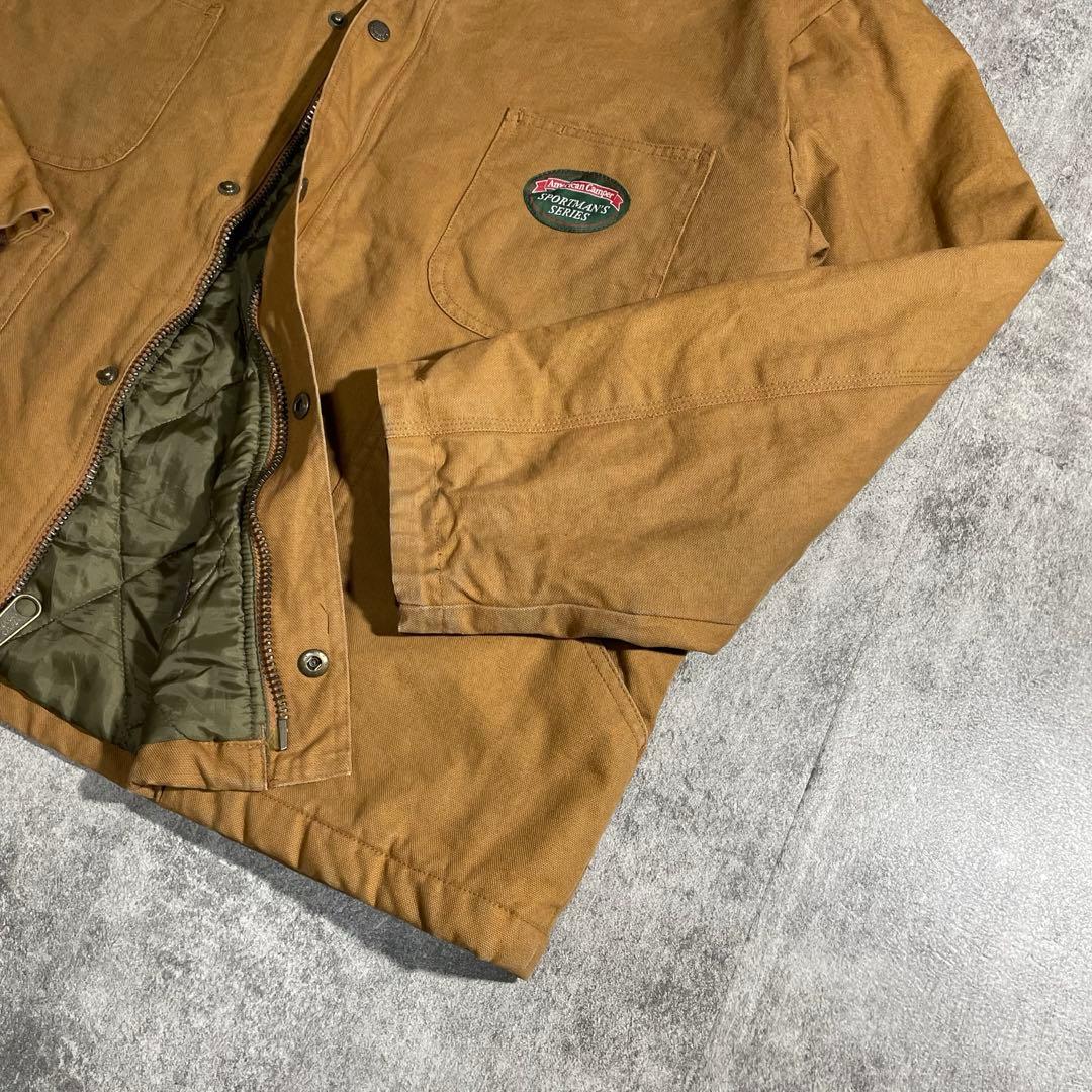 American Camperダック地デトロイトジャケット裏地キルティングXL